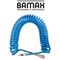 GAV Spiral Polyp Hose Blue 6.5mmx10mmx12m With Quick Couplers Bx15pu12-6,5